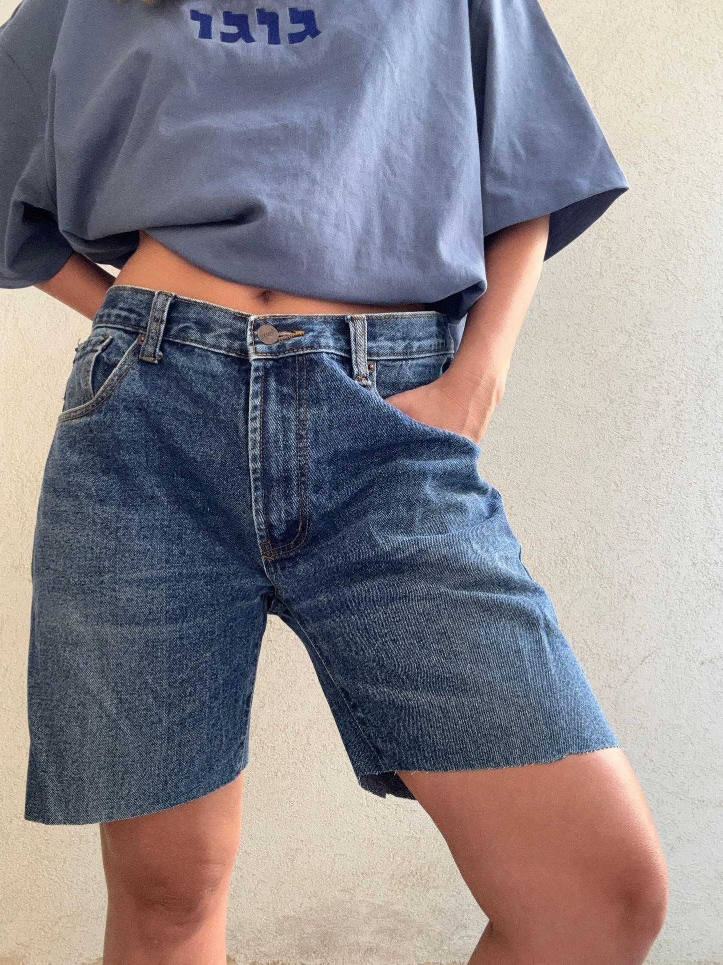 שורט גינס ליוויס כחול Roxet