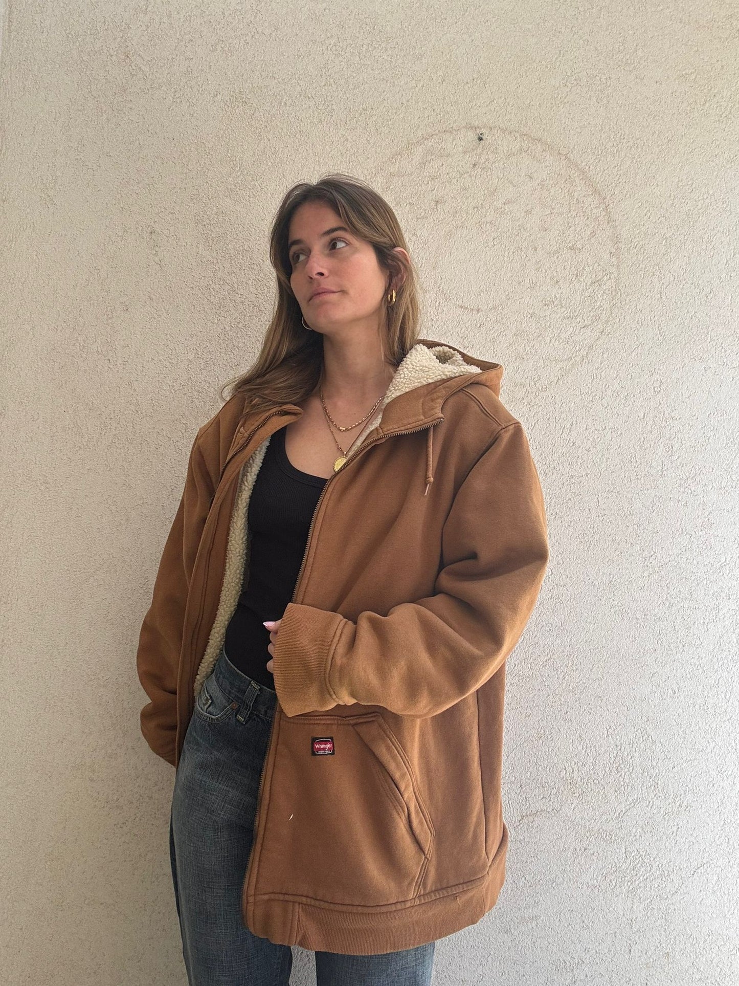 WRANGLER פרווה מבפנים קאמל