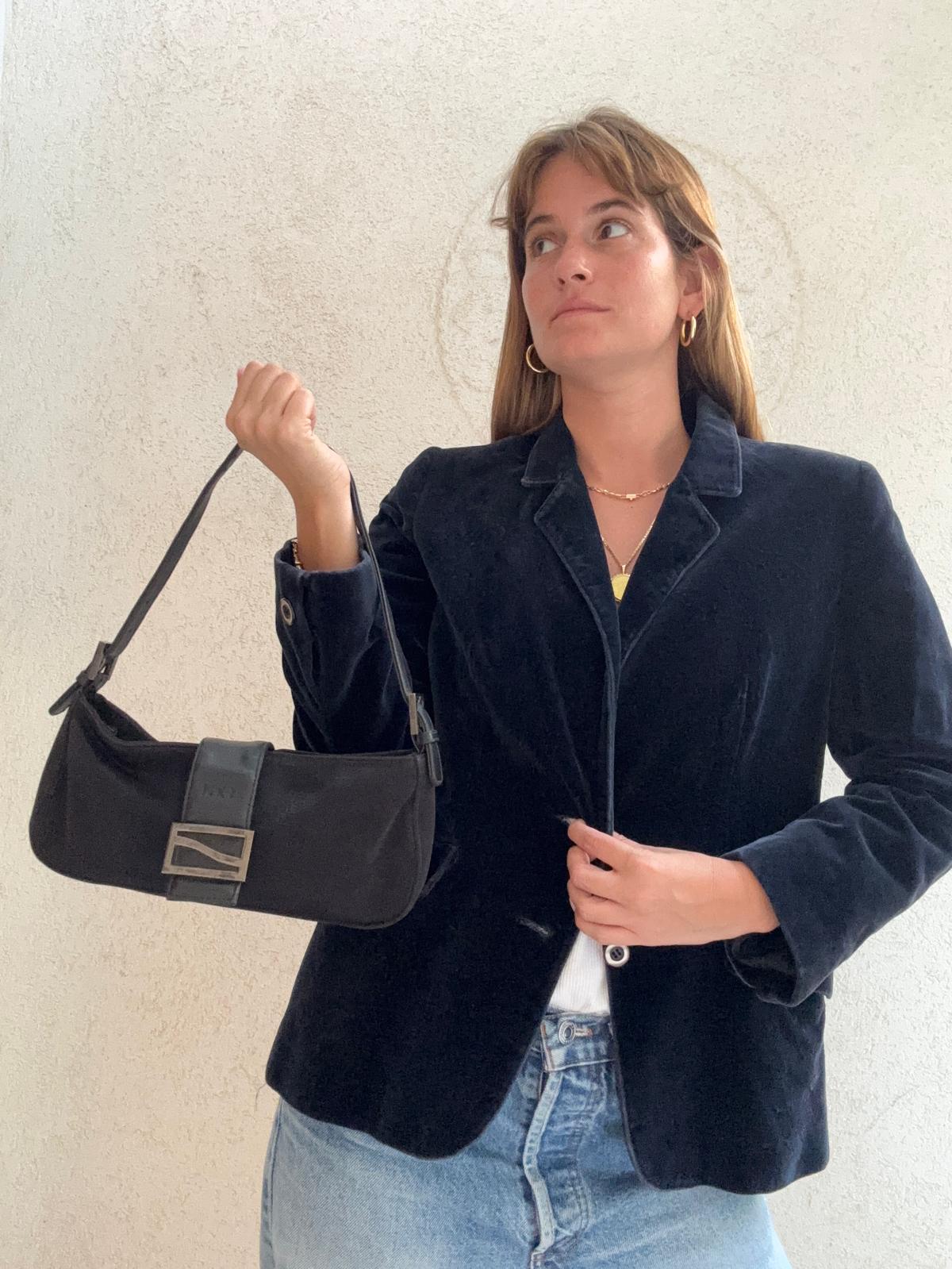 תיק קלאץ וינטג שחור