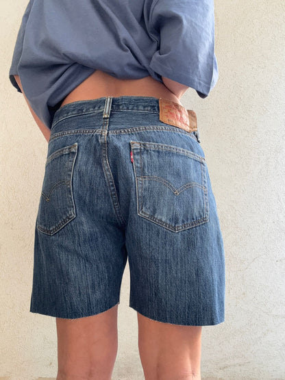 שורט גינס ליוויס כחול כהה