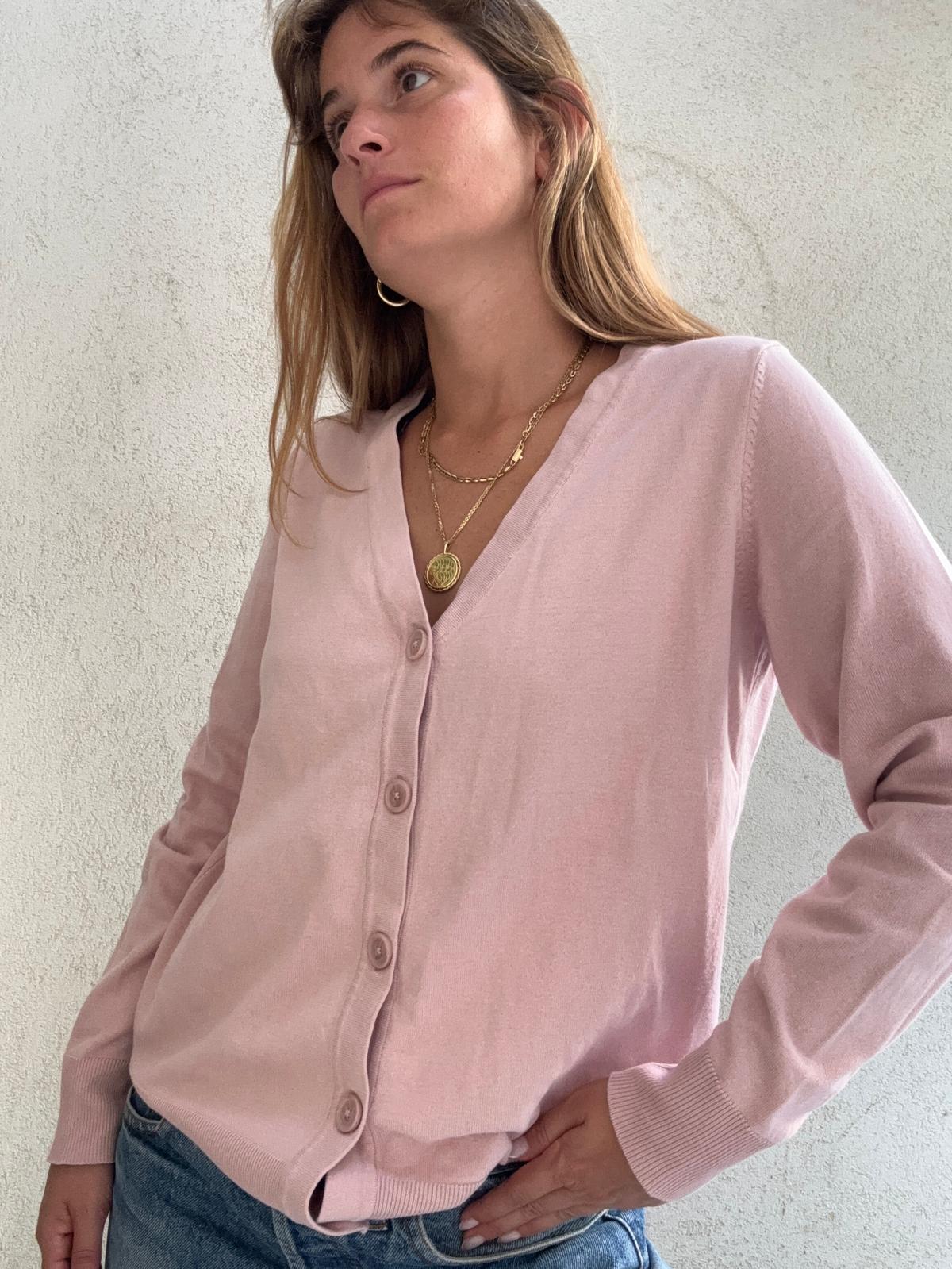 קרדיגן ורוד ביבי Mean Girls