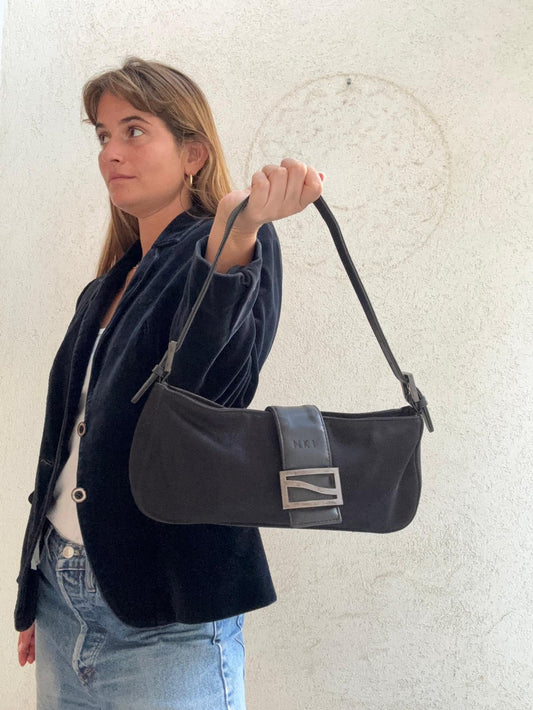 תיק קלאץ וינטג שחור