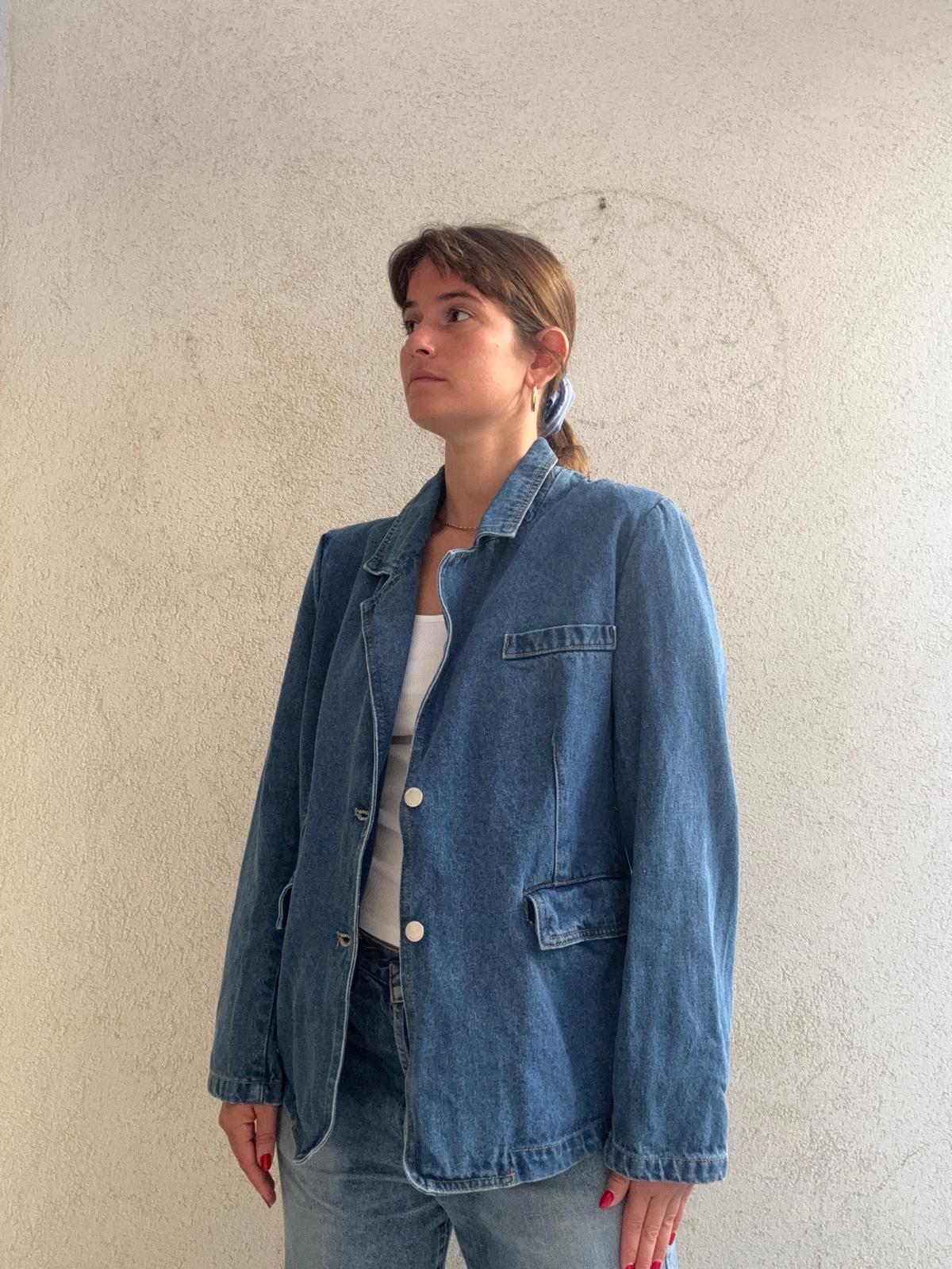 בלייזר ג'ינס  denim