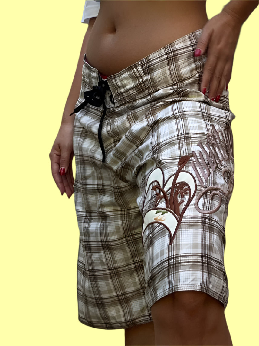 בילבונג בגד ים שנות ה2000 משובץ