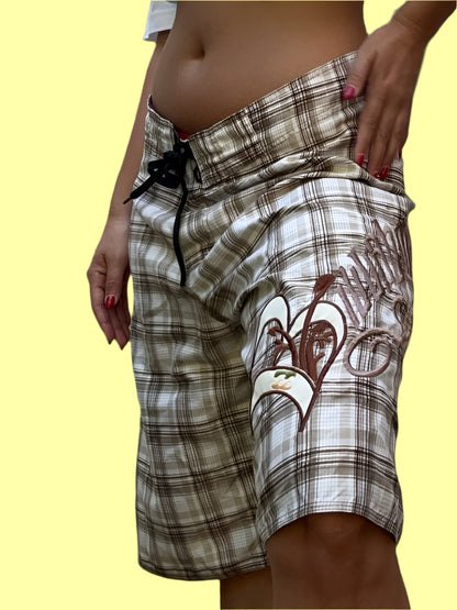 בילבונג בגד ים שנות ה2000 משובץ