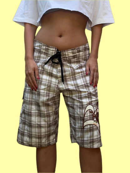 בילבונג בגד ים שנות ה2000 משובץ