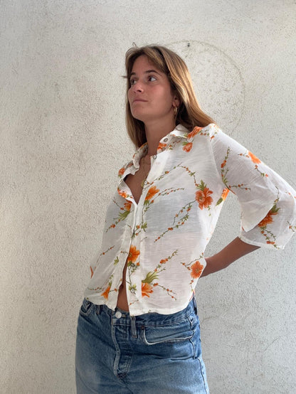 פרחים כתומים שקפקפה