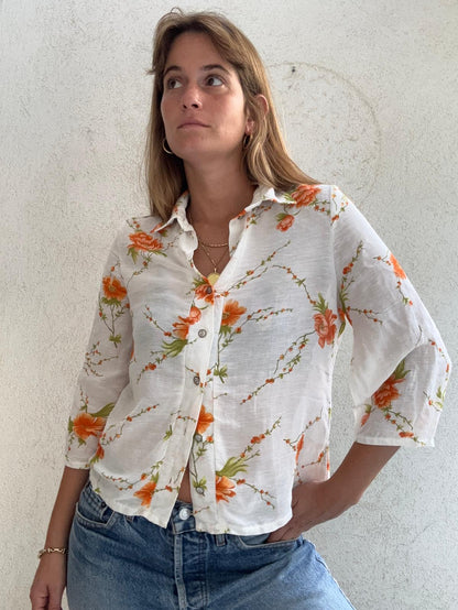 פרחים כתומים שקפקפה