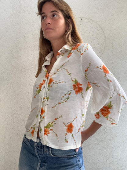 פרחים כתומים שקפקפה