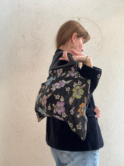 תיק קוריאני פרחים