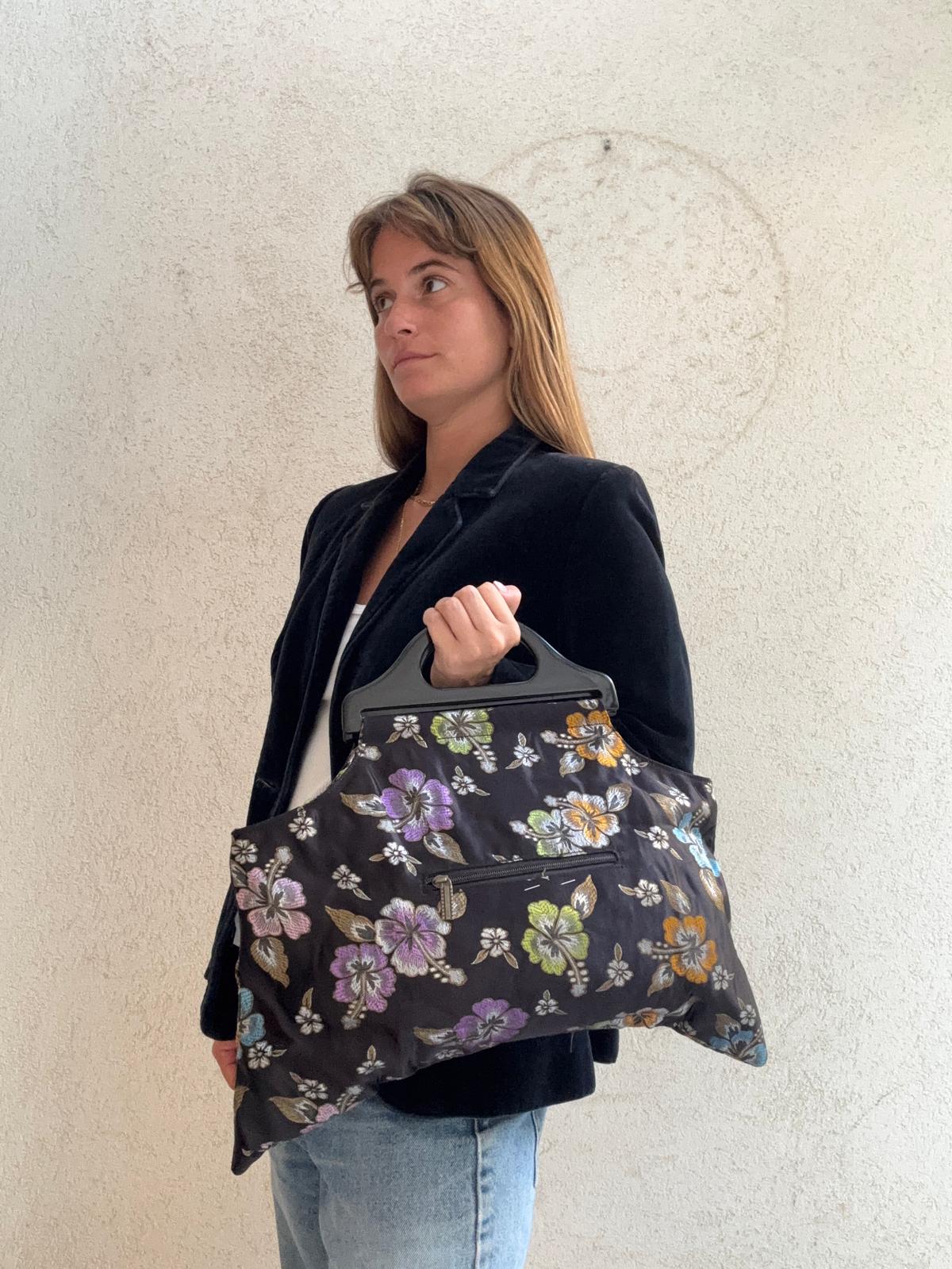 תיק קוריאני פרחים